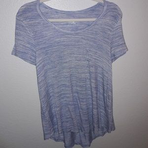 💙NWOT Baby Blue Flowy Shirt💙